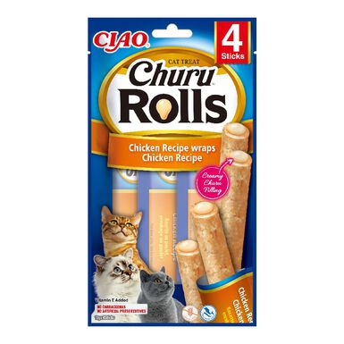 Churu Sticks Rolls de Frango para gatos – Multipack 12